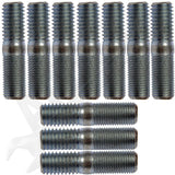 APDTY 786167 Double Ended Stud - 1/2-13 X 5/8 In. And 1/2-20 X 15/16 In.
