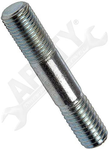 APDTY 786176 Double Ended Stud - 7/16-14 X 11/16 In. And 7/16-20 X 11/16 In.