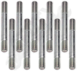 APDTY 786180 Double Ended Stud - 3/8-16 X 5/8 In. And 3/8-24 X 7/8 In.