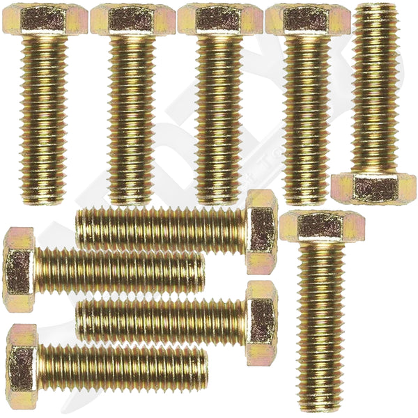 APDTY 786184 Grade 8 Hex Head Cap Screw, 3/8-16 X 1-1/4,  Hex 9/16 In.