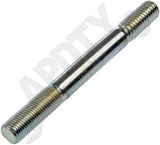 APDTY 786191 Double Ended Stud - 3/8-16 X 3/4 In. And 3/8-24 X 1 In.