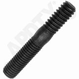 APDTY 786197 Double Ended Stud - 1/4-20 X 1/2 In. And 1/4-28 X 3/4 In.