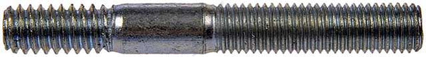 APDTY 786198 Double Ended Stud - 1/4-20 X 1/2 In. And 1/4-28 X 1 In.