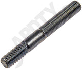 APDTY 786198 Double Ended Stud - 1/4-20 X 1/2 In. And 1/4-28 X 1 In.
