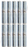 APDTY 786210 Double Ended Stud 1/2-13 X 3/4 Inch & 1/2-20 X 1 Inch (Pack Of 10)