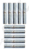 APDTY 786210 Double Ended Stud 1/2-13 X 3/4 Inch & 1/2-20 X 1 Inch (Pack Of 10)