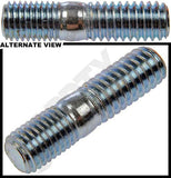 APDTY 786313 Double Ended Stud - 5/16-18 X 7/16 In. And 5/16-24 X 5/8 In.