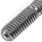 APDTY 786440 Double Ended Stud - M8-1.25 X 18mm And M8-1.25 X 17mm