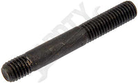 APDTY 786447 Double Ended Stud - M8-1.25 X 24mm And M8-1.25 X 10mm