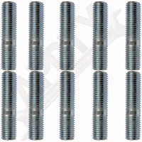 APDTY 786460 Double Ended Stud - M10-1.25 X 21mm And M10-1.25 X 13mm