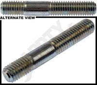 APDTY 786465 Double Ended Stud - M10-1.50 X 28mm And M10-1.50 X 12mm