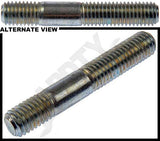 APDTY 786465 Double Ended Stud - M10-1.50 X 28mm And M10-1.50 X 12mm