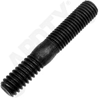 APDTY 786632 Double Ended Stud - 5/16-18 X 1/2 In. X 5/16-24 X 1 In.