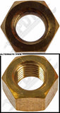 HEX NUTS - STUD (BRASS & STEEL) - 3/8-24 IN.