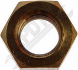 HEX NUTS - STUD (BRASS & STEEL) - 3/8-24 IN.
