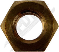 APDTY 7911172 Hex Nuts - Stud (brass & Steel) - 7/16-14 In.