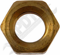 APDTY 791117 Hex Nuts - Stud (brass & Steel) - 7/16-14 In.