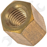 APDTY 791215 Brass Hex Nut Set For Exhaust Manifold (3/8-16"; Pack Of 25)
