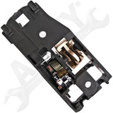 APDTY 80017 Interior Door Handle Front/Rear Left Chrome Lever Ivory Knob