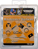 APDTY 800661 Maintenance Hardware Value Pack- 7 Sku's- 102 Pieces