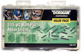 APDTY 800841 Roll Pin Value Pack- 30 Sku's- 315 Pieces