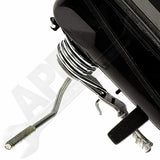 APDTY 80417 Exterior Door Handle; Textured Black; Front Left