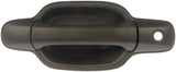 APDTY 93512 Exterior Door Handle; Front Left; Textured Black