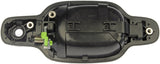 APDTY 93512 Exterior Door Handle; Front Left; Textured Black