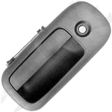 APDTY 143600 Exterior Door Handle Front Left (Driver) Textured Black W/ Keyhole