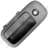 APDTY 143600 Exterior Door Handle Front Left (Driver) Textured Black W/ Keyhole