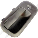 APDTY 143600 Exterior Door Handle Front Left (Driver) Textured Black W/ Keyhole
