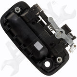 APDTY 80456 Exterior Door Handle Smooth Black Front Right (Passenger-Side)