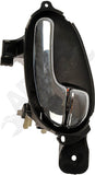 APDTY 80642 Interior Chrome Door Handle Right-Front or Rear