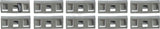 APDTY 811111 Rocker Panel Molding Clip Retainer (Gray Nylon Plastic; Pack Of 10)
