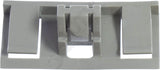 APDTY 811111 Rocker Panel Molding Clip Retainer (Gray Nylon Plastic; Pack Of 10)