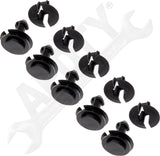 APDTY 811157 Front Air Deflector And Grommet - Pack of 5 Sets