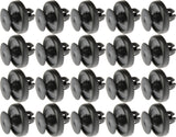 APDTY 811189 Front Wheelhouse Liner Plastic Push-Pin Retainer Rivet (Pack Of 20)
