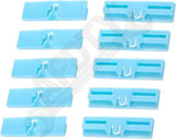 APDTY 811755 Windsheild Reveal Molding Retainer Clips; Pack Of 10; 75545-53011