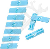APDTY 811755 Windsheild Reveal Molding Retainer Clips; Pack Of 10; 75545-53011