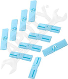 APDTY 811755 Windsheild Reveal Molding Retainer Clips; Pack Of 10; 75545-53011