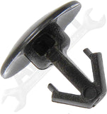 APDTY 811761 Radiator Splash Shield Plastic Push-Pin Retainer; Pack Of 10