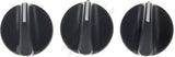 APDTY 8136513 HVAC AC Heat Heater Temp Mode Speed Control Knob Set Of 3