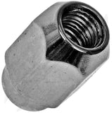 APDTY 822452 Chrome Acorn Set M12-1.50, Hex 13/16 In., Length 1.406 In.