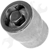APDTY 822452 Chrome Acorn Set 2-pc M12-1.50, Hex 13/16 In., Length 1.406 In.