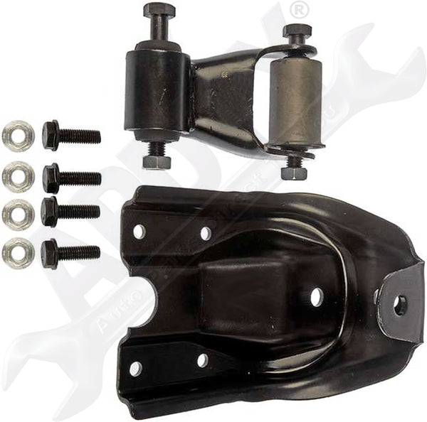 APDTY 833213 Leaf Spring Shackle and Hanger Kit