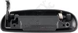 APDTY 847NY Exterior Door Handle Rear Left