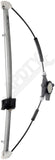 APDTY 850237 Power Window Regulator (Regulator Only)