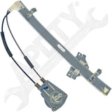 APDTY 850498 Manual Window Regulator (Non-Powered)