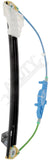 APDTY 850751 Power Window Regulator Without Motor; Sedan Or Wagon; Rear Right