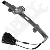 APDTY 851200 Manual Window Regulator (Regulator Only; Hand Crank Type)